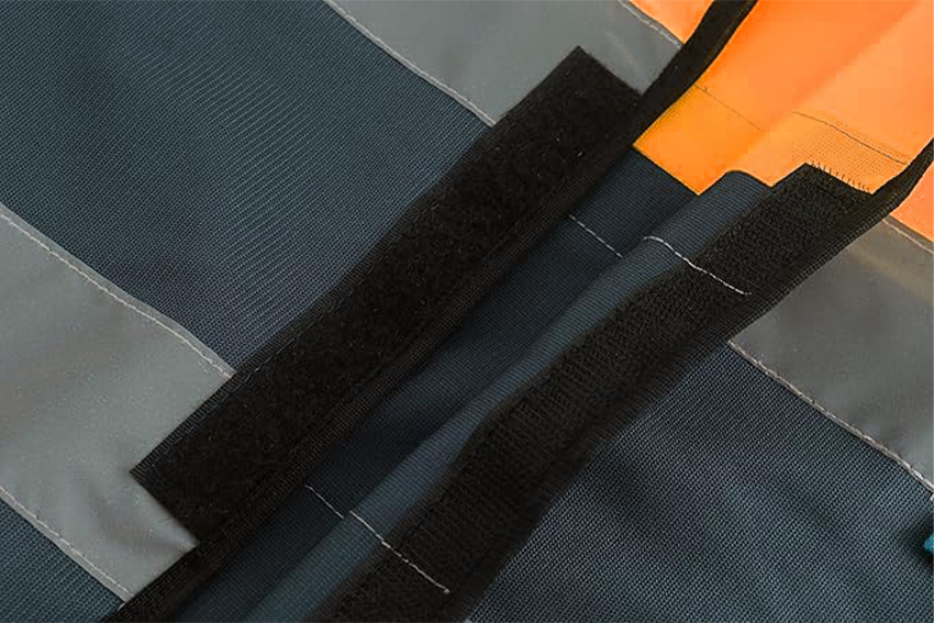 HIGH-VISIBILITY | BASIC VEST | Orange & Black 1inch Reflective tape